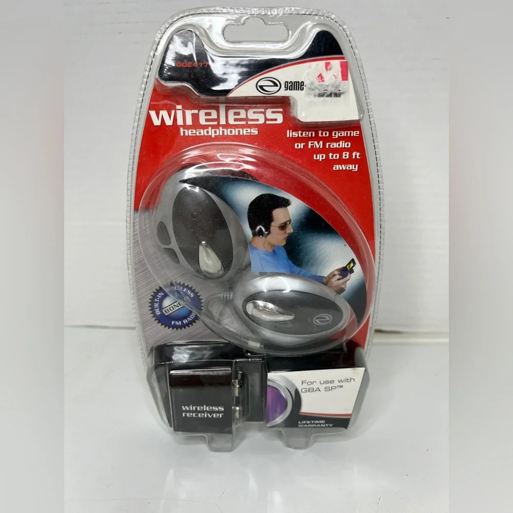 Vintage Game Elements Wireless Headphones Gemini For Game Boy Advance NEW